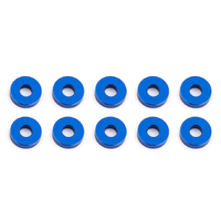 Bulkhead Washers, 7.8x2.0 mm, blue aluminum - ASS31386