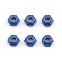 FT Locknuts, M3, blue aluminum - ASS31550