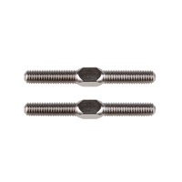 Turnbuckles, M3x25.4 mm/1.00 in, steel, black - ASS6260