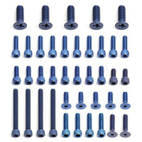 ###Blue Aluminum Screw Kit, RC10