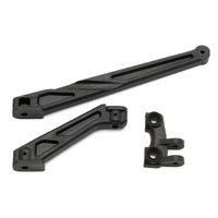 RC8B3 Chassis Braces, long (front and rear)
