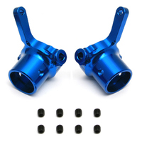 ###FT Vertical Steering Blocks, blue aluminum