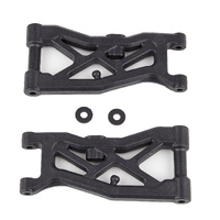RC10B74.2 FT Front Suspension Arms, gull wing, carbon