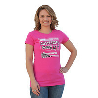 Womens Pink Retro Shirt medium