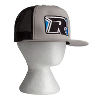 Reedy 2022 Trucker Hat, Flat Bill, silver/black