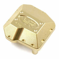 Yeah Racing Brass SCX10 III High Mass 41g Differential Cover 1Pc - AXSC-022