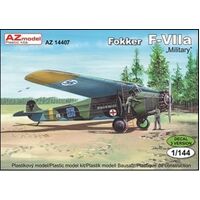 AZ Models 1/144 Fokker F-VIIa Military Plastic Model Kit [AZ14407]