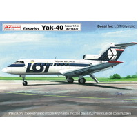 AZ Models 1/144 Jak-40 LOT, Olympic Plastic Model Kit [AZ14422]