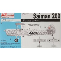AZ Models 1/72 SAIMAN 200 Croat,Yu Plastic Model Kit [AZ7475]