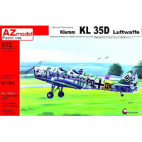 AZ Models 1/72 Klemm Kl 35D Luftwaffe  Plastic Model Kit [AZ7505]