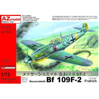 AZ Models 1/72 Bf 109F-2 Aces Plastic Model Kit [AZ7530]