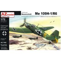 AZ Models 1/72 Bf 109H-1/R6 Plastic Model Kit [AZ7542]