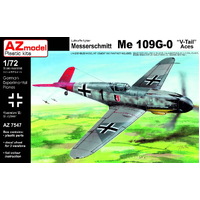 AZ Models 1/72 Bf 109G-0/V/Aces Plastic Model Kit [AZ7547]