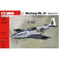 AZ Models 1/72 P-51B Mustankg Mk.III Dorsal Fin Plastic Model Kit [AZ7568]