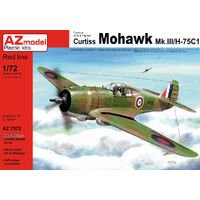 AZ Models 1/72 Curtiss Mohawk Mk.III/H-75 Plastic Model Kit [AZ7572]