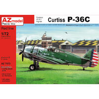 AZ Models 1/72 Curtiss P-36C Plastic Model Kit [AZ7573]