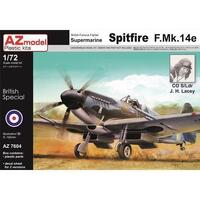 AZ Models AZ7604 1/72 Spitfire F.Mk. 14e J.H. Lacey Plastic Model Kit - AZ7604