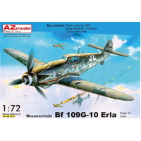 AZ Models 1/72 Bf 109G-10 Erla early, blocj 49XX Plastic Model Kit [AZ7615]