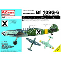 AZ Models 1/72 Bf 109G-6 Bulgarian Air Force Plastic Model Kit [AZ7632]