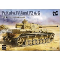Border Model 1/35 Panzer IV F2 & G, 2 in 1 Plastic Model Kit [BT004]