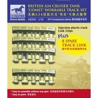 Bronco 1/35 British A34 Cruiser Tank‘COMET’workable track set Plastic Model Kit [AB3511]