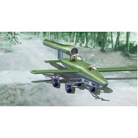 Bronco 1/35 German V-1 Fi103 Re-3 Piloted Flying Bomb(Two Seats Trainer) Plastic Model Kit [CB35060]