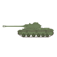 Bronco 1/35 WWII Russian Heavy Tank KV-122 Plastic Model Kit [CB35122]