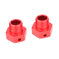 Team Corally - Wheel Hex Adapter - Wide RTR - Aluminum - 2 pcs - C-00180-329