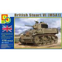 Classy 1/16 M5A1 Stuart VI Plastic Model Kit [16010]