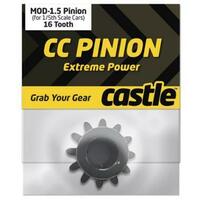 Castle Creations Pinion, Mod 1.5, 12T, 8mm Shaft, Hardened Steel, CC-PINION-12-1.5 - CSE010006523