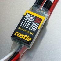 Castle Creations Phoenix Edge Lite 200A Brushless ESC, 34V w/5A BEC, CC-PHX-EL200 - CSE010010900