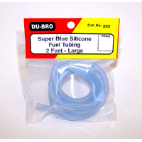 DUBRO 223 BLUE SILICONE TUBING, LARGE (2 FT PER PACK) - DBR223