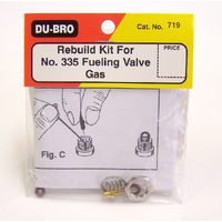 DUBRO 719 REBUILD KIT #335 FUEL VALVE GAS (1 PC PER PACK) - DBR719