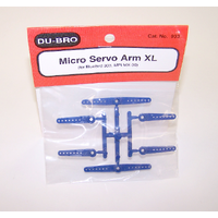###DUBRO 933 MICRO SERVO ARM XL (BLUEBIRD 303, MPI MX-30) (6PK)(DISCONTINUED) - DBR933