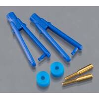 ###DUBRO 973-BL LONG ARM MICRO CLEVIS (FOR .032) (BLUE)(DISCONTINUED)
