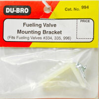 DUBRO 994 FUELING VALVE MOUNTING BRACKETS (1/PKG) - DBR994