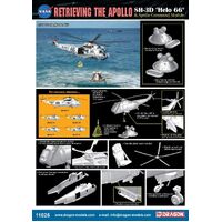 Dragon 11026 1/72 SH-3D "Helo 66" & Apollo Command Module "Retrieving Apollo" Plastic Model Kit - DR 11026
