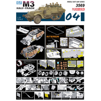 Dragon 1/35 IDF M3 Half Track Plastic Model Kit [3569]