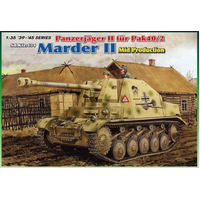 Dragon 1/35 Panzerjäger II für Pak 40/2, Sd.Kfz.131 Marder II Mid Production Model Kit [6423]