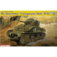 Dragon 6740 1/35 M4 Sherman "Composite Hull" PTO Plastic Model Kit - DR 6740