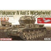 Dragon 1/35 Flakpanzer IV Ausf.G "Wirbelwind" Early Production (2 in 1) Plastic Model Kit