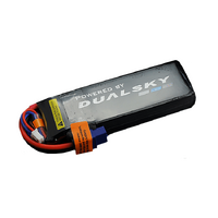 Dualsky 1250mah 2S HED LiPo Battery, 50C - DSB31800
