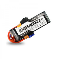 Dualsky 5400mah 2S 25C LiPo Receiver Battery, IVM, JR and EC3 Plug - DSRXB54002
