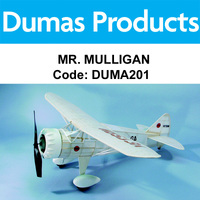 DUMAS 201 MR. MULLIGAN WALNUT SCALE 17.5 INCH WINGSPAN RUBBER POWERED - DUMA201
