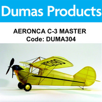 DUMAS 304 AERONCA C-3 MASTER 30 INCH WINGSPAN RUBBER POWERED - DUMA304