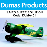 DUMAS 401 LAIRD SUPER SOLUTION 24 INCH WINGSPAN RUBBER POWERED