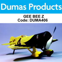DUMAS 406 GEE BEE Z  RUBBER POWERED 29 INCH WINGSPAN RUBBER POWERED - DUMA406