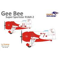 Dora Wings 1/144 Gee Bee Super Sportster R1&R-2 (2 in 1) Plastic Model Kit [14402]