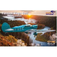 Dora Wings 1/48 Percival Vega Gull (civil registration) Plastic Model Kit [48015]
