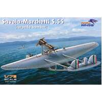 Dora Wings 1/72 Savoia-Marchetti S.55 (torpedo bomber) Plastic Model Kit [72020]